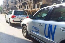 UNRWA Delegation Shows Up in Yarmouk Camp