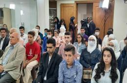 Palestinian Students Honored in Damascus