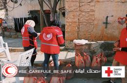 Hygiene Packs Distributed in Palestinian Refugee Camp in Syria