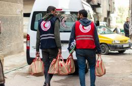 Hygiene Packs Distributed in Yarmouk Camp