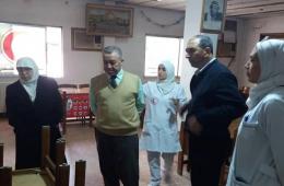 Palestinian Red Crescent Delegation Visits AlAyedeen Camp in Hums