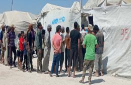 Palestinian Refugees in Northern Syria Displacement Camps Denounce Bread Shortage