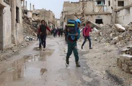 Palestinian Students in Syria Displacement Camp Grappling with Transportation Crisis 