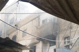 Fires Break Out in AlNeirab Camp for Palestinian Refugees