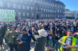 Vigils Held Outside of Danish Parliament over Deportation Orders