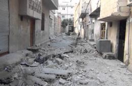 Mortars Hit Civilian Homes in Syria Palestinian Refugee Camp