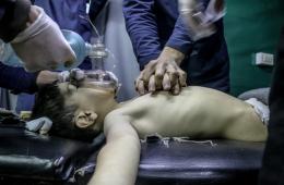 Palestinian Refugee Remember Chemical Weapons Massacre by Syrian Regime