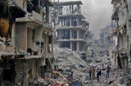 Families Displaced from Yarmouk Camp Push for House Reconstruction