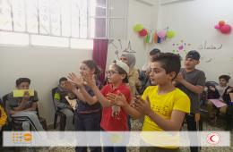 Child Psychological Support Initiative Held in Yarmouk Camp