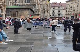 Palestinian Refugees Rally in Austria over Israeli Escalation in Jerusalem