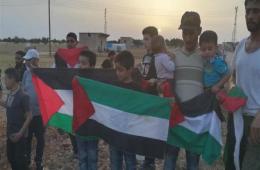 Palestinian Refugees in Northern Syria Displacement Camps Mark Holy Eid