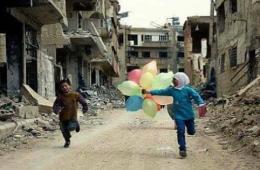 Palestinian Refugee Children Deprived of Happy Childhood in War-Torn Syria 