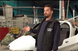 Palestinian Refugee Contributes to Gyrocopters Manufacture in Turkey