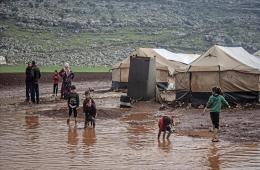 Palestinian Refugees in Northern Syria Displacement Camps Deprived of Heating Equipment