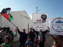 وقفة احتجاجية في مخيم الشبيبة بإعزاز رفضاً للتطبيع وتضامناً مع الأسرى 