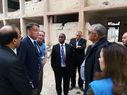زيارة المفوض العام للأونروا كريستيان ساوندرز  لمنشأت وكالة الغوث في مخيم اليرموك 