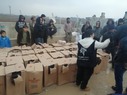 توزيع مدافئ حطب في مخيم دير بلوط والمحمدية بالشمال السوري 