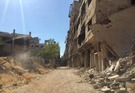 صور من شارع دير ياسين وفؤاد حجازي ثانوية اليرموك، مدرسة الكرمل، مستوصف الخامس، بلدية اليرموك.