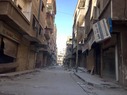 شارع حيفا في مخيم اليرموك  