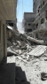 جانب من لدمار في مخيم اليرموك جراء العملية العسكرية التي شنها النظام السوري 