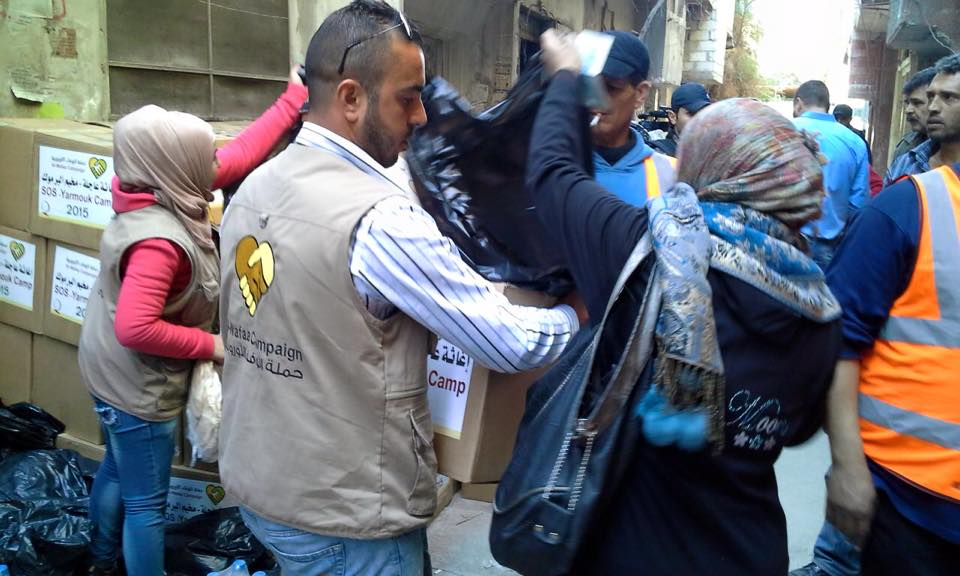 "الوفاء اﻷوروبية " تنفذ مشروع "اﻹغاثة العاجلة " في مخيم اليرموك .