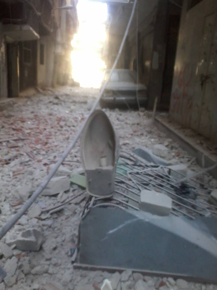 قصف ليلي عنيف يستهدف مخيم اليرموك للاجئين الفلسطينيين بدمشق