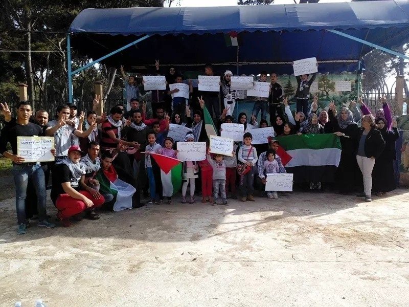 فلسطينيو سورية في الجزائر يتضامنون مع مخيم اليرموك  