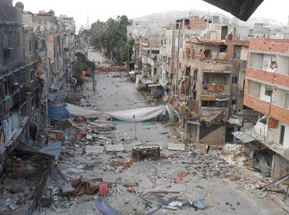 سقوط قذائف الهاون واستمرار الاشتباكات في مخيم اليرموك وإصابة ثلاثة مدنيين بعد قنصهم من جهة يلدا 