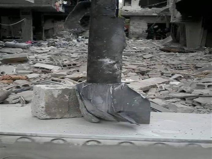 قصف صاروخي يستهدف الأحياء السكنية في مخيم اليرموك