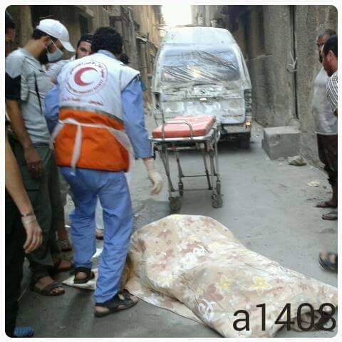 العثور على جثة متفحمة لشخص مقتول في مخيم اليرموك بدمشق 