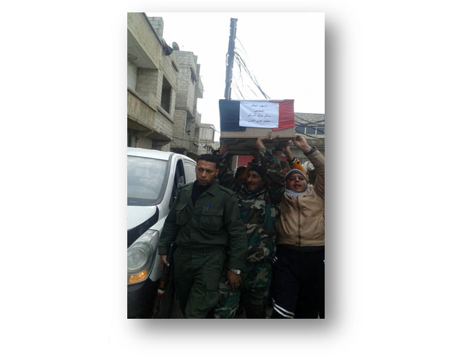 قضاء فلسطيني من أبناء مخيم خان دنون في بلدة داريا بريف دمشق 