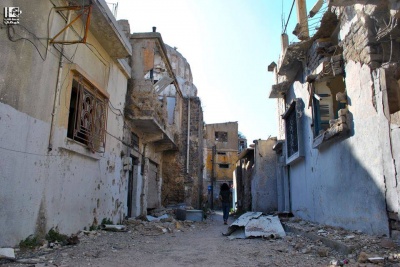 فلسطينيو منطقة الذيابية بريف دمشق يطالبون بفتح الطريق لمنازلهم على غرار مخيم الحسينية