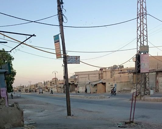 سقوط قذيفة مدفعية في محيط مخيم خان الشيح يوم أمس تصل شظاياها لمنازل الأهالي
