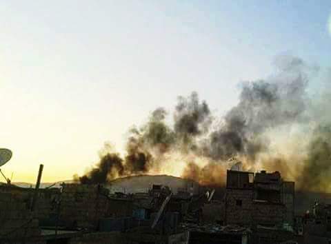 لليوم الثامن على التوالي استمرار المواجهات في مخيم اليرموك المحاصر  