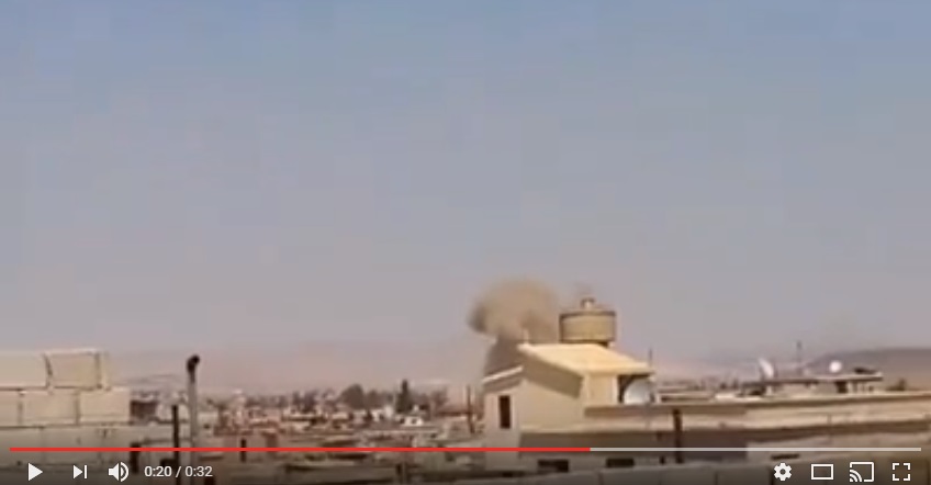 فيديو | إحدى الغارات الجوية على محيط مخيم خان الشيح بريف دمشق 