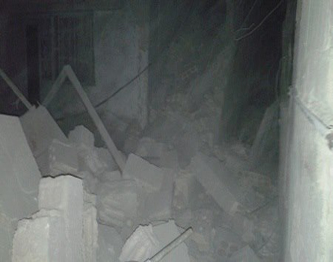 جرحى مدنيون جراء القصف على مخيم خان الشيح 