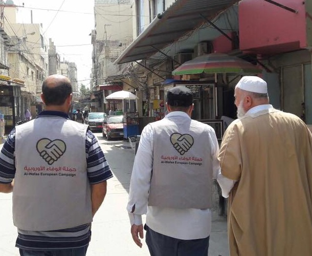 حملة الوفاء الأوروبية توزع مساعداتها الإغاثية في لبنان