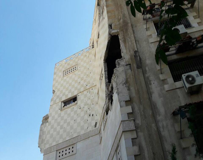 تجدد القصف الجوي على محيط مخيم خان الشيح بريف دمشق 