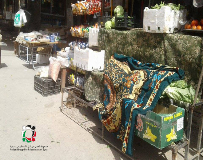 صور خاصة لمجموعة العمل ترصد جانباً من حركة الأسواق في يلدا التي تقطنها مئات العائلات الفلسطينية 