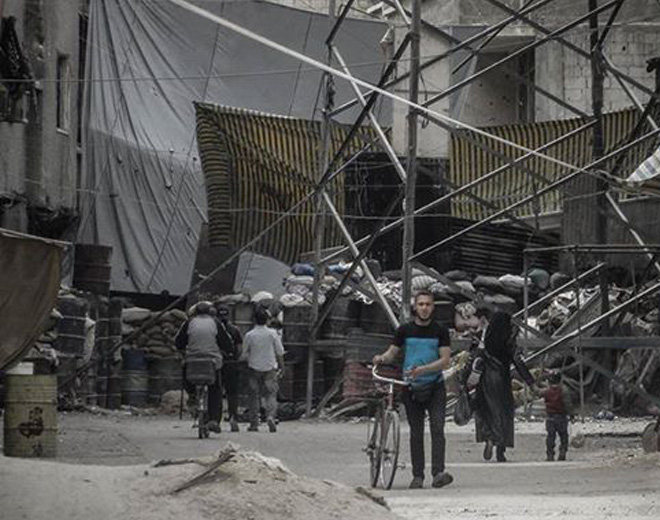 اشتباكات عنيفة بين داعش وأكناف بيت المقدس على أطراف مخيم اليرموك 