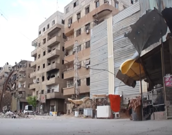 "جيش الإسلام" يستهدف أحد مواقع داعش في مخيم اليرموك 