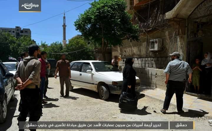 تحرير معتقلة فلسطينية في صفقة تبادل بين النظام السوري و"جيش الاسلام" 