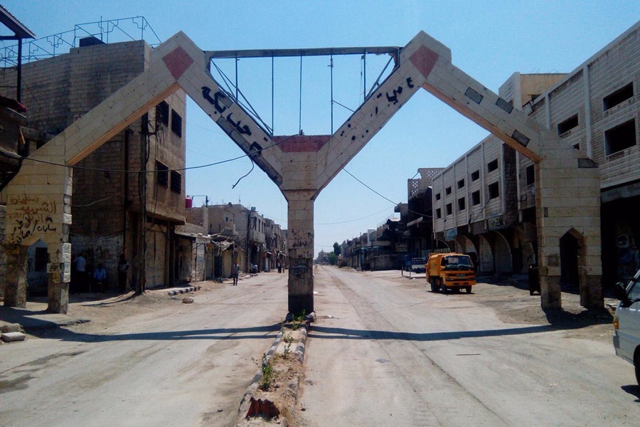 80 % من أحياء مخيم السبينة تعرضت للتدمير والخراب