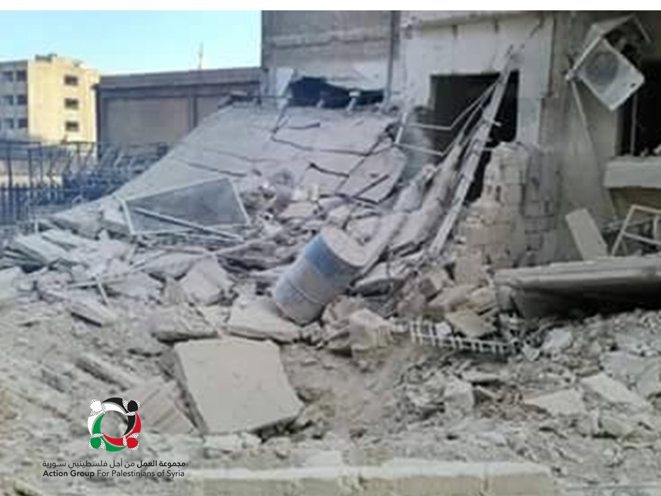 صور حصرية  تظهر جانباً من الدمار الذي لحق بأحياء مخيم اليرموك للاجئين الفلسطينيين نتيجة القصف والاشتباكات