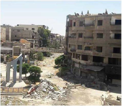 اشتباكات بين داعش وتحرير الشام غربي مخيم اليرموك