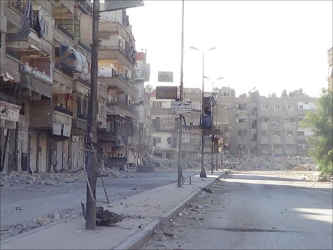 قصف يستهدف جادات دير ياسين في مخيم اليرموك
