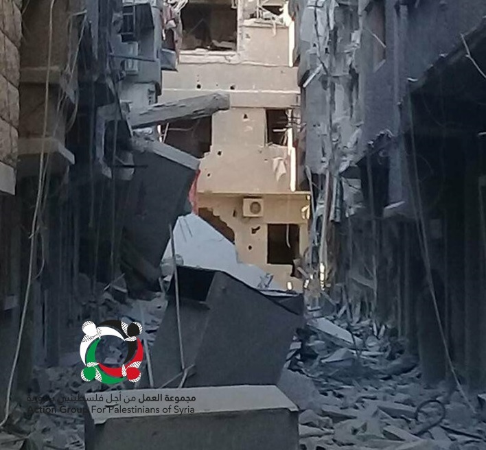 إيجاز صحفي حول آخر التطورات في مخيم اليرموك يوم  24 نيسان إبريل 2018