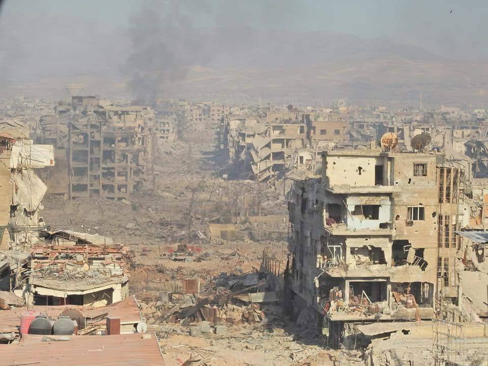 دراسة أممية: 5489 بناء مدمر في مخيم اليرموك 