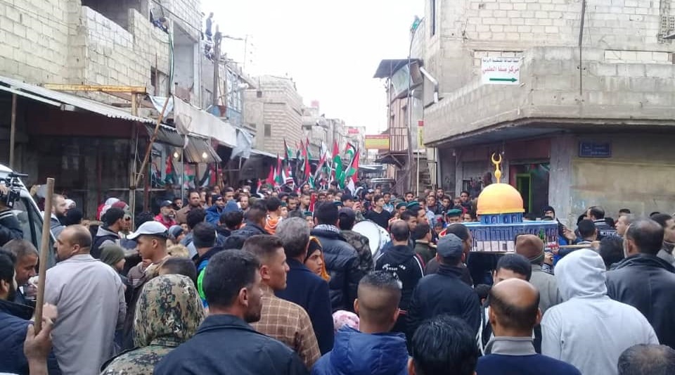 سورية: وقفات ومسيرات جماهيرية فلسطينية في يوم الأرض 