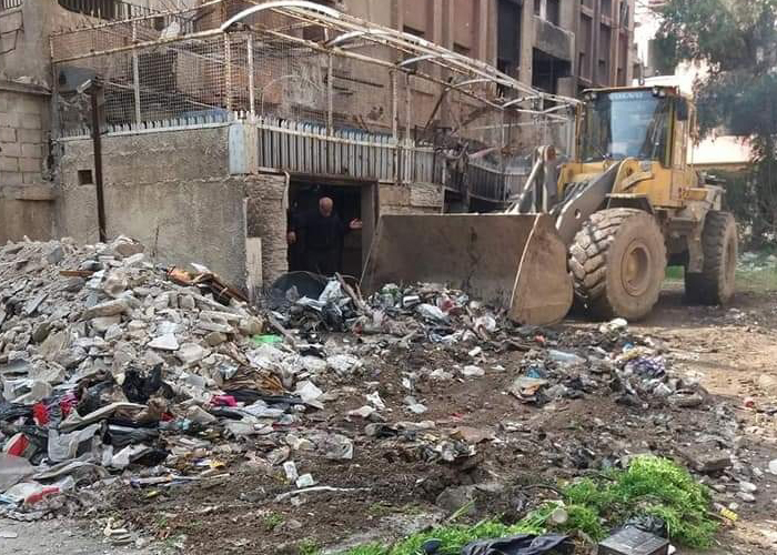 محافظة دمشق تبدأ بتقديم خدماتها لـ مخيم اليرموك 